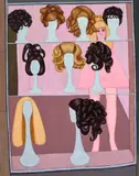 Wig Shop Window by John Brack, 1970, oil on canvas, sold Nov 2023