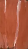 Two Faint Lines On Brown (Tp85) by Tony Tuckson, 1970 – 73, synthetic polymer paint on composition board, sold Nov 2023