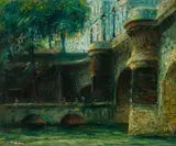 Pont Neuf by Eric Wilson, c.1939, oil on canvas, sold Nov 2023