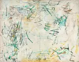 Different Directions by Yvonne Audette, 1964, oil on plywood diptych, sold Nov 2023