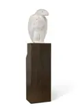 Bunjil by Bruce Armstrong, 2003, painted bronze, sold Nov 2023