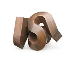 Scronch by Clement Meadmore, 1994, bronze, sold Nov 2023
