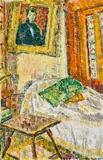 Portrait In The Room by Grace Cossington Smith, 1961, oil on board, sold Nov 2023