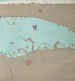 Hay, Hell And Booligal by John Olsen, 1981, oil on canvas, sold Aug 2023