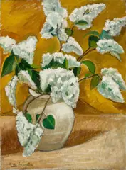 WHITE LILAC, c.1937 – 38 by Roy De Maistre, oil on canvas, sold Aug 2023