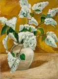 WHITE LILAC, c.1937 – 38 by Roy De Maistre, oil on canvas, sold Aug 2023