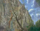 Sun And Light Rain Numinbah by William Robinson, 2004, oil on linen, sold May 2023