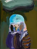 The Otter by Ben Quilty, 2019, oil on canvas, sold May 2023