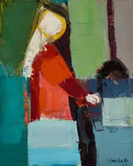 Night Sister by Guy Grey-Smith, 1963, oil on composition board, sold May 2023