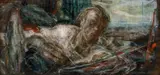 Self Portrait by William Dobell, c.1966 – 68, oil on composition board, sold May 2023