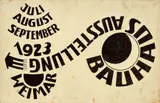 Untitled (Bauhaus Ausstellung) by Ludwig Hirschfeld-Mack, 1923, lithograph on paper, sold May 2023