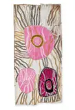 Baratjala by Noŋgirrŋa Marawili, 2018, natural earth pigments and printer ink on eucalyptus bark, sold Mar 2023
