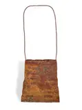 Narrbong (String Bag) by Lorraine Connelly-Northey, 2013, rusted corrugated iron with steel rod, sold Mar 2023