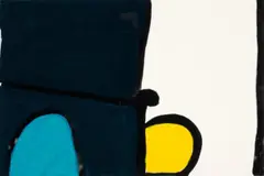 Untitled by Paddy Bedford, 2004, gouache on crescent board, sold Mar 2023