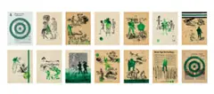 Green Skins by Tony Albert, 2014, suite of 14 synthetic polymer paint on paper, offered Mar 2023