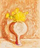 Daisies by Brett Whiteley, 1975 – 76, oil on canvas, sold Dec 2022