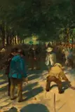 Joueurs De Croquet (Luxembourg) by Rupert Bunny, c.1909, oil on canvas, sold Dec 2022