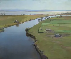 Mitchell River, Victoria, Also Known As Gippsland Lakes by Elioth Gruner, c.1930, oil on canvas, offered Sep 2022