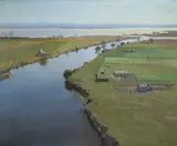 Mitchell River, Victoria, Also Known As Gippsland Lakes by Elioth Gruner, c.1930, oil on canvas, offered Sep 2022