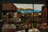 From The Island (Thursday Island) by Ray Crooke, 1965, oil on canvas on composition board, sold Sep 2022