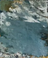Marea Neagra #1 by Aida Tomescu, 2002, oil on canvas, sold Sep 2022