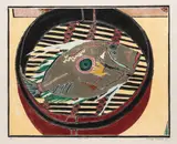 John Dory by Cressida Campbell, 1987, colour woodblock print, sold Sep 2022