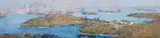 Balmain And Leichhardt, From Holtermann’S Tower by Arthur Streeton, c.1921, oil on wood panel, sold Jul 2022