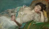 Study For Endormies by Rupert Bunny, c.1904, oil on canvas, sold Jul 2022