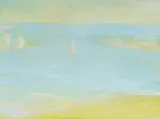Morning Vision (Lane Cove River) by Lloyd Rees, 1982, oil on canvas, sold Jul 2022