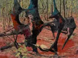 NEW GROWTH, c.1958 – 63 by Clifton Pugh, oil on composition board, sold Jul 2022