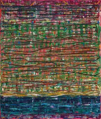 Slevin, 1992 – 93 by Michael Johnson, oil on canvas, sold Jul 2022