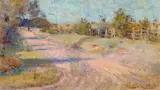 Eltham Landscape by Walter Withers, oil on board, sold May 2022
