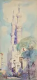 Cairo, Street Scene by Arthur Streeton, 1898, watercolour on paper on card, offered May 2022