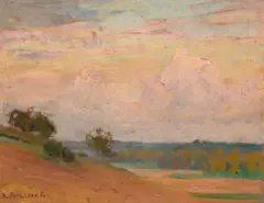 Golden Evening by E. Phillips Fox, c.1907, oil on panel, sold May 2022