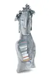 Three-Sided Personage by George Baldessin, 1974, cast 2004 enamel paint on cast aluminium, sold Feb 2022