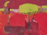 Northern Tree by Guy Grey-Smith, 1978, oil and beeswax on gauze on composition board, sold Feb 2022