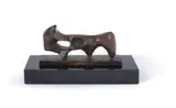 Maquette For Reclining Figure: Circle by Henry Moore, 1983, bronze, brown patina, offered Dec 2021