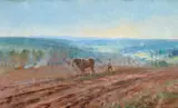 Early Morning, Eltham by Walter Withers, 1909, oil on canvas, sold Dec 2021