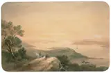 Sydney From The South Head Road, Near The Lighthouse by Conrad Martens, 1849, watercolour on paper, sold Dec 2021