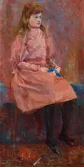 Dorothy – Daughter Of John Stevens Esq by Charles Conder, 1890, oil on canvas, offered Nov 2021