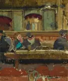 BON QUOI?, c.1921 – 22 by Walter Sickert, oil on canvas, offered Nov 2021
