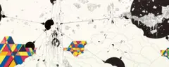 Suspension Of Elements (A Kind Of Reassembly) by Ernesto Caivano, 2009, ink and graphite on paper, sold Nov 2021