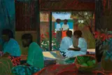 Fijians by Ray Crooke, c.1980, oil on linen, sold Nov 2021