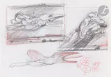 Sans titre by Franciszek Starowieyski, 1988, Mine de plomb et crayon de couleur, sold Sep 2025