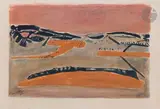 Paysage by Henryk Hayden, 1968, Lithographie rehaussée à la gouache, sold Sep 2025