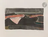 Chemin de Beauval by Henryk Hayden, 1968, Lithographie rehaussée à la gouache, sold Sep 2025