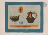 Nature morte au citron bleu by Henryk Hayden, Lithographie, sold Sep 2025