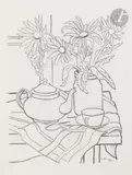 La Théière by Georges Bauquier, 1953, Crayon sur papier, sold Sep 2025