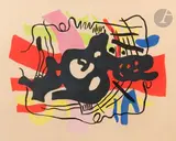 La Racine noire. 1948 by Fernand Léger, Lithographie, sold Sep 2025