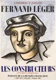 L’Ouvrier by Fernand Léger, Affiche pour une exposition de l’artiste, « Les Constructeurs et sculptures polychromes »,, sold Sep 2025